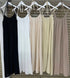 Summer Ladies Spaghetti Strap Halter Neck Long Maxi Dress